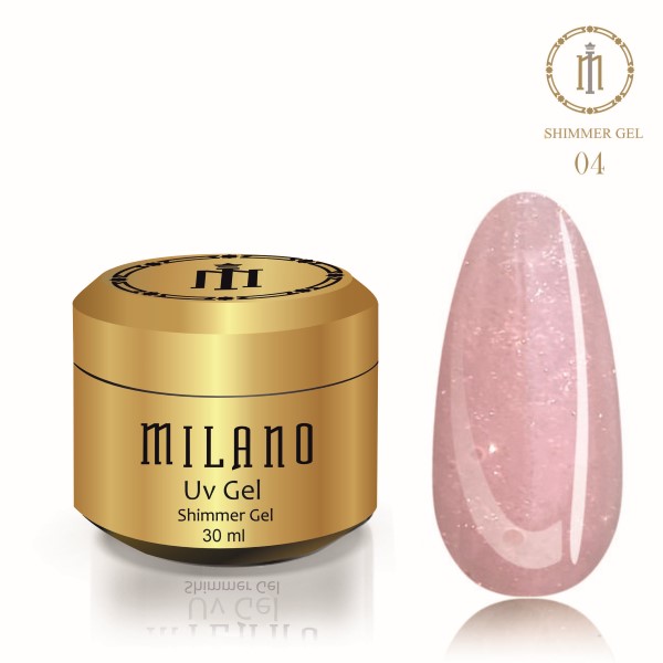 Uv Builder Gel Milano SHIMMER № 04