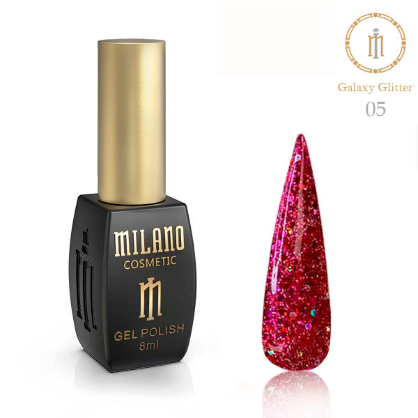 Гель-лак Milano GALAXY GLITTER № 05