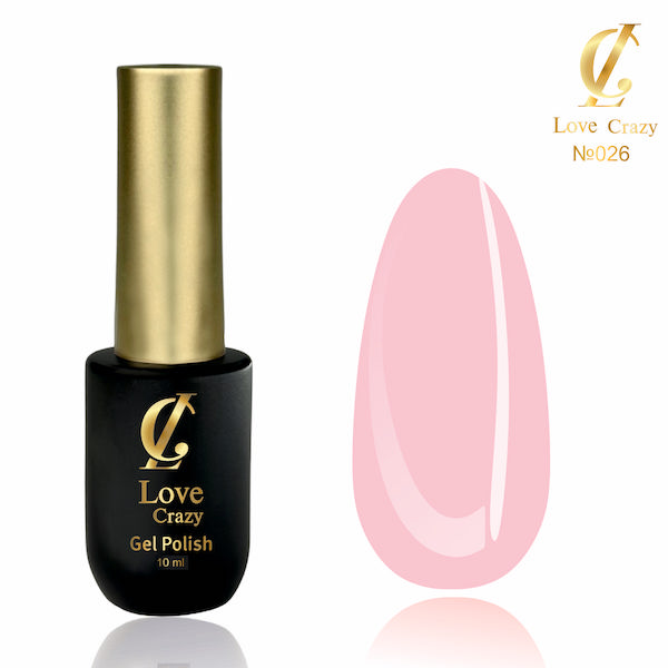 Гель-лак LOVE CRAZY 10 мл № 026