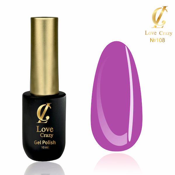 Гель-лак LOVE CRAZY 10 мл № 108