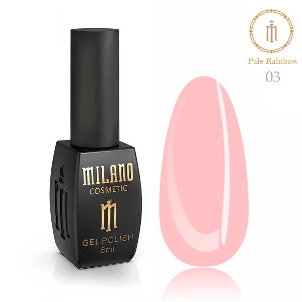 Гель-лак Milano  PALE RAINBOW № 03