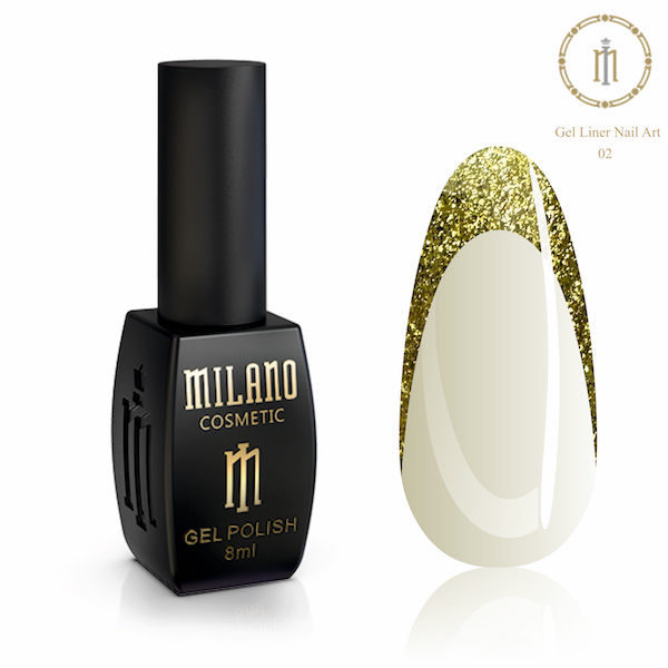 Гель-лак Milano  GEL LINER NAIL ART № 02