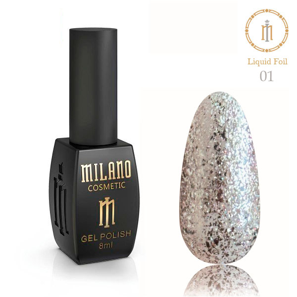 Гель-лак Milano LIQUID FOIL № 01
