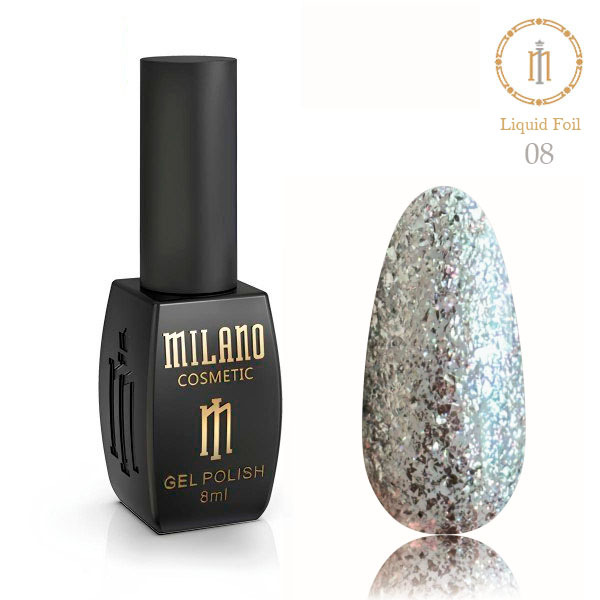 Гель-лак Milano LIQUID FOIL № 08