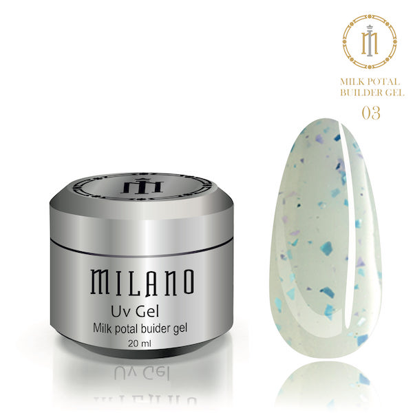 Uv Builder Gel Milano MILK POTAL № 03