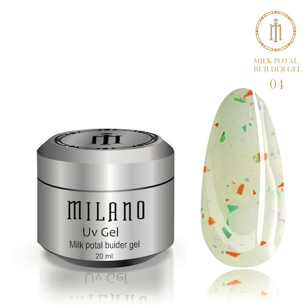 Uv Builder Gel Milano MILK POTAL № 04