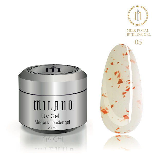 Uv Builder Gel Milano MILK POTAL № 05