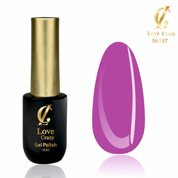 Гель-лак LOVE CRAZY 10 мл № 187