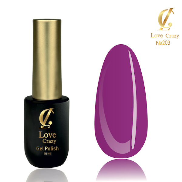 Гель-лак LOVE CRAZY 10 мл № 203