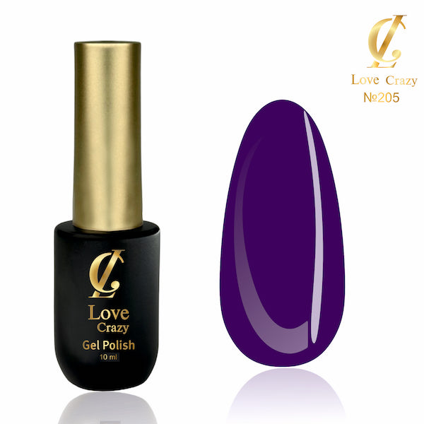 Гель-лак LOVE CRAZY 10 мл № 205