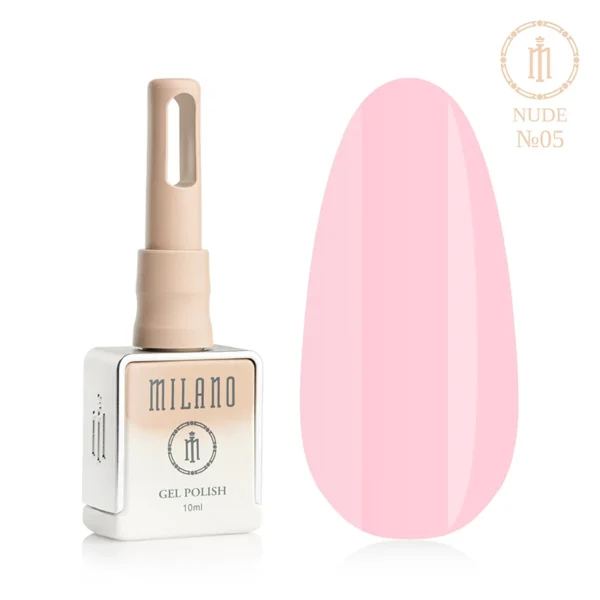 Відтінок №05 із серії Nude Gel Polish Premium — це насичений, глибокий бежевий колір, який виглядає надзвичайно стильно на нігтях будь-якої довжини. Це вибір для тих, хто хоче відійти від блідих пастельних тонів на користь більш впевненого та "смачного" нюду. Завдяки ідеальній щільності, він повністю перекриває нігтьову пластину, створюючи ефект бездоганно гладкого емалевого покриття. Чому варто обрати №05: Шляхетний колір: теплий темно-бежевий відтінок, який ідеально підкреслює засмагу та пасує до будь-якого гардеробу. Емалева текстура: висока пігментація дозволяє наносити лак в один або два тонких шари без втрати глибини кольору. Преміальний глянець: самовирівнююча формула забезпечує ідеальний блиск, що не тьмяніє. Надійність: стійка формула Milano гарантує відсутність відшарувань та тріщин протягом 3-4 тижнів.